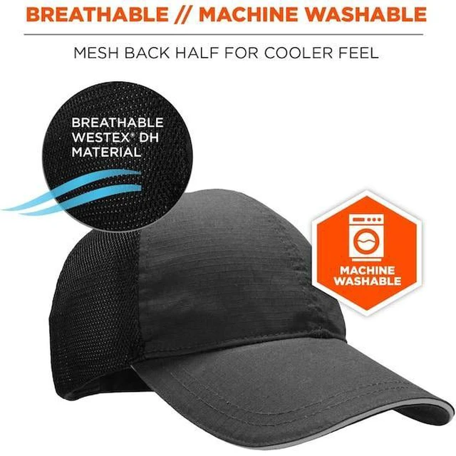 Alt view image 2 of 7 - ERGODYNE 8946-HAT Basebal Hat