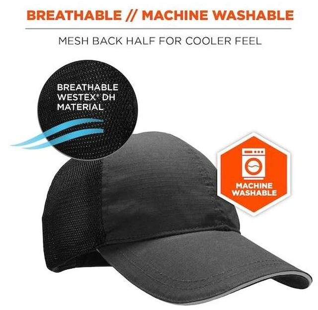 Alt view image 4 of 7 - ERGODYNE 8946-HAT Basebal Hat