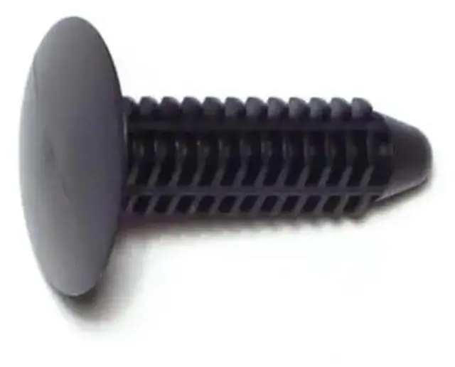Main image of MIDWEST FASTENER 69166 5/16" x 1" Black Plastic Hole Flex Retainers 10PK