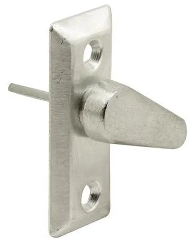Main image of PRIME-LINE E 2034 Steel Pin Diecast Lever Sliding Door Latch Lever and Plate,