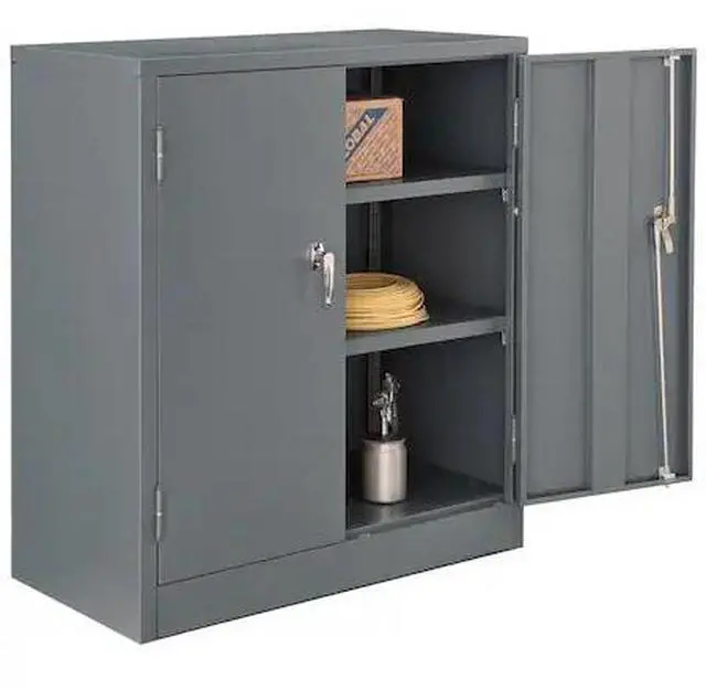 Alt view image 2 of 7 - Unassembled Counter Height Cabinet, 36x18x42, Gray