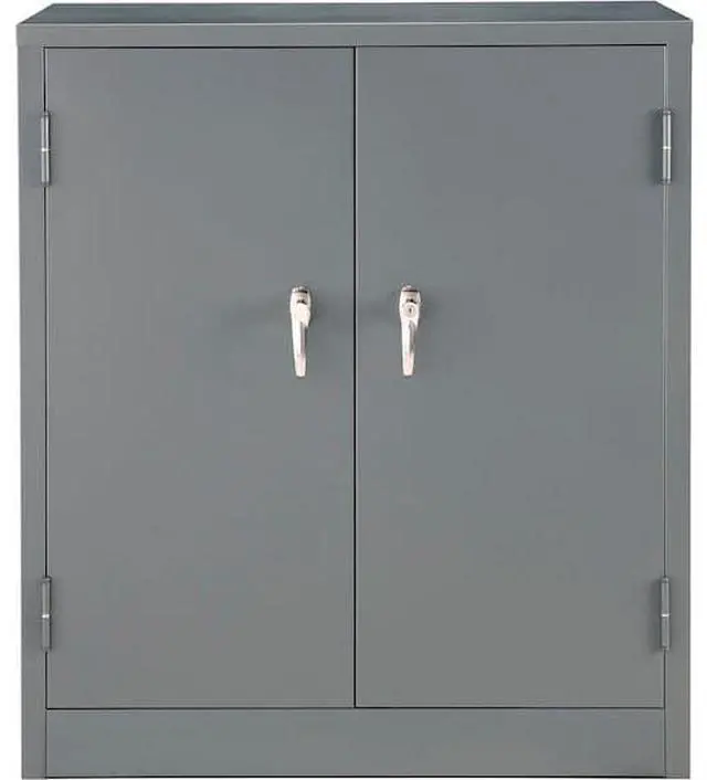 Alt view image 3 of 7 - Unassembled Counter Height Cabinet, 36x18x42, Gray