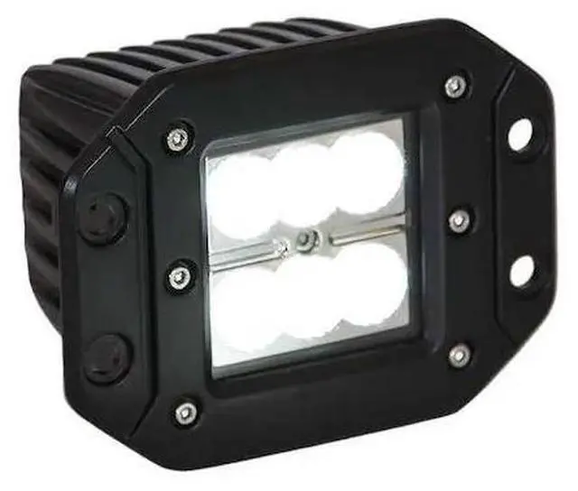 Main image of BUYERS PRODUCTS 1492138 3 Inch Square LED Clear Recessed Flood Light