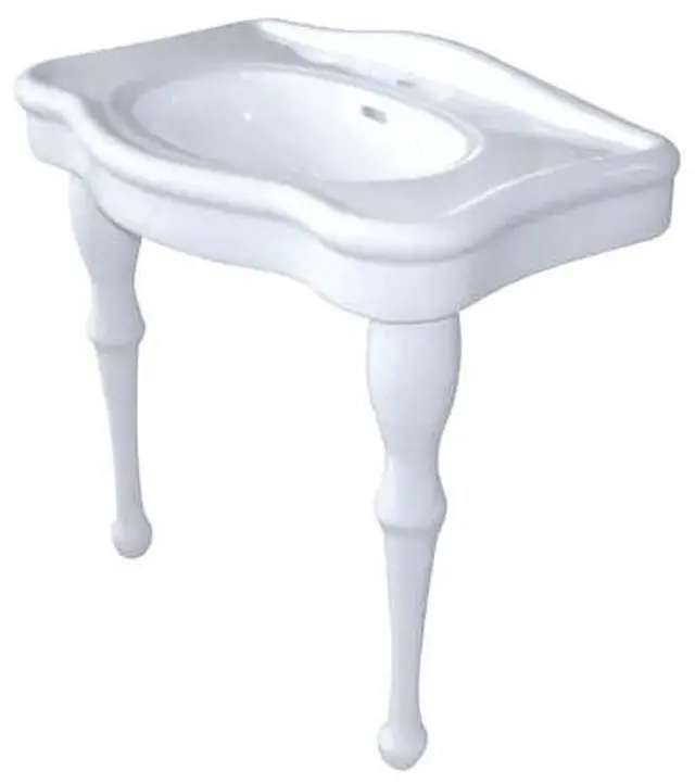 Main image of FAUCETURE VPB5321 VPB5321 Imperial 32" Basin Console Sink W/ 1 Faucet Hole,