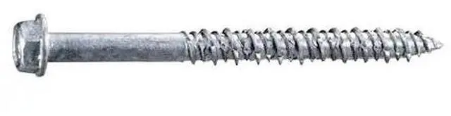 Main image of TORQUEMASTER 54558 Masonry Screw, 1/4" Dia., Hex, 2 3/4 in L, Stainless Steel