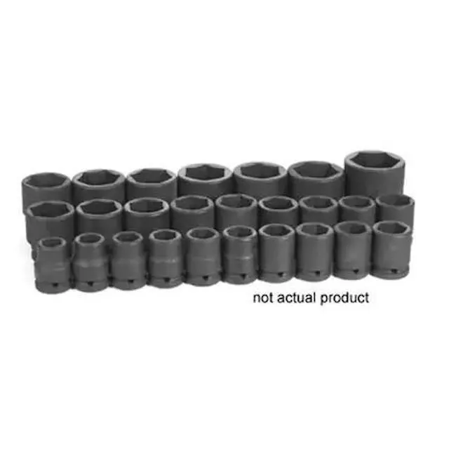 Alt view image 2 of 2 - GREY PNEUMATIC 3050M 3/4" Drive, 50mm Size, Metric Socket, 6 Points