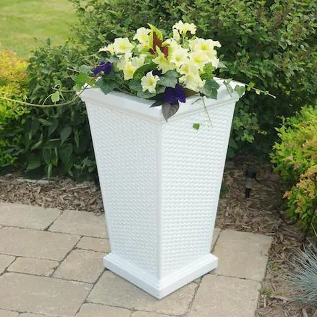 Main image of MAYNE 5863-W Wellington Tall Planter - White
