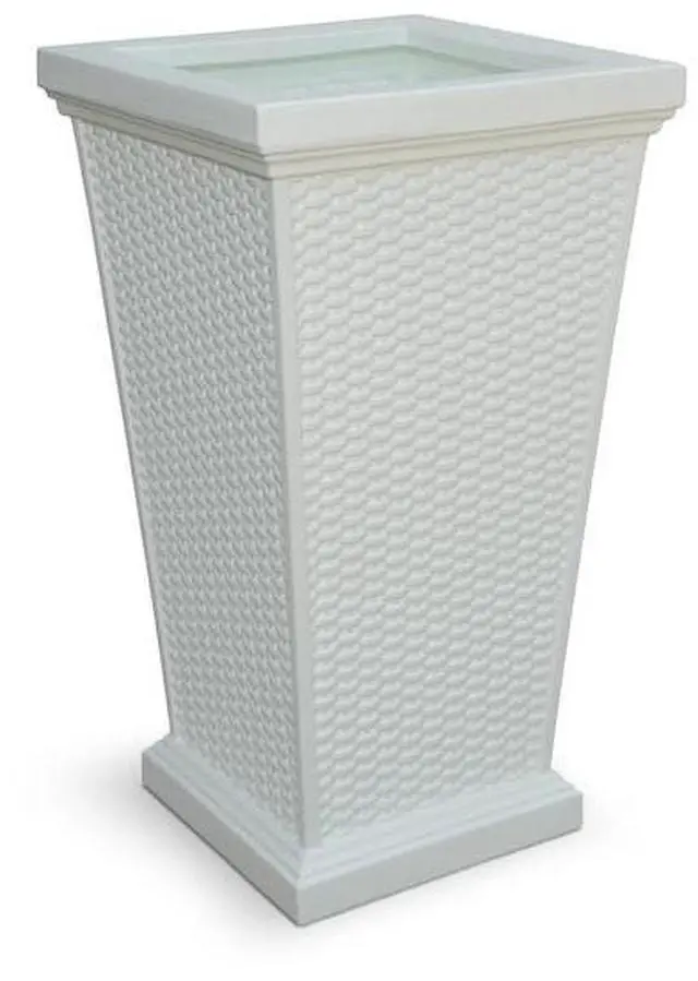 Alt view image 4 of 5 - MAYNE 5863-W Wellington Tall Planter - White