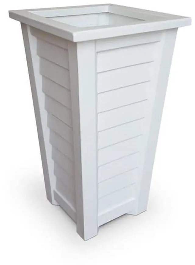 Alt view image 3 of 4 - MAYNE 5868-W Lakeland Tall Planter - White