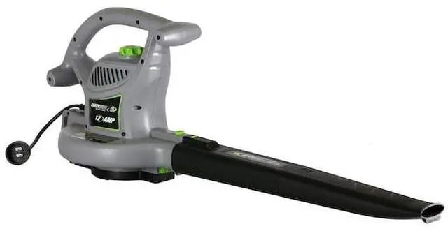 Alt view image 8 of 8 - 12 Amp Corded 3-in-1 Blower/Vac/Mulch