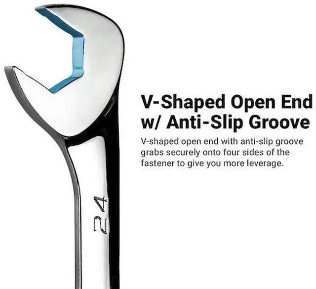 Alt view image 5 of 6 - CAPRI TOOLS CP11923 23mm Angle Open End Wrench, 30Deg and 60Deg Angles, Metric