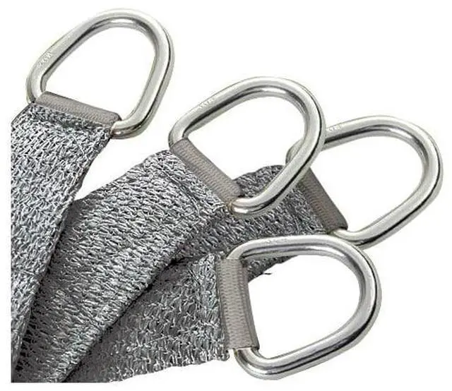 Alt view image 3 of 3 - SHELTERLOGIC 25618 12 ft square Gray Shade Sail