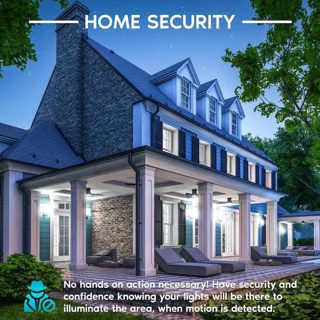 Alt view image 3 of 4 - LUXRITE LR21483-2PK A19 LED Light Bulbs Dusk to Dawn Motion Sensor 9W=60W 800LM