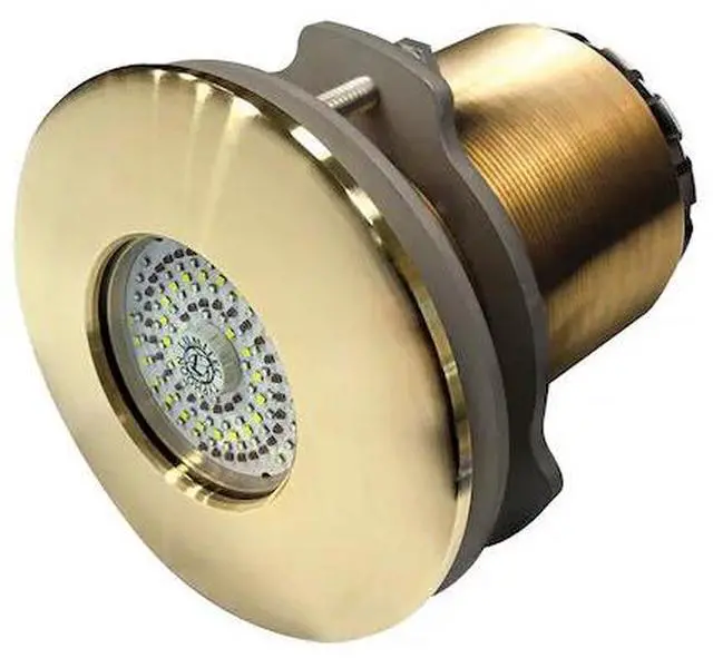 Alt view image 4 of 4 - Lumitec SeaBlaze Typhoon Underwater Light - Bronze Thru-Hull - White/Blue - Flush Mount