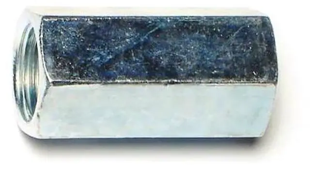 Main image of MIDWEST FASTENER 76246 Coupling Nut, 1/2"-20, Steel, Grade 2, Zinc Plated,