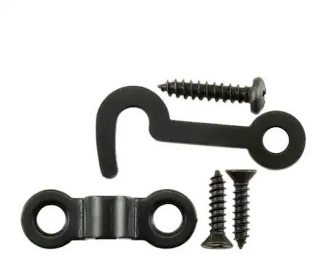 Main image of MIDWEST FASTENER 37223 3/4" x 1-7/8" Bronze Hooks & Staples 10PK