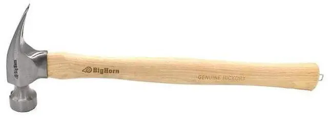 Alt view image 6 of 7 - BIG HORN 15120 25 Oz Straight Handle Framing Hammer - BJ24FMS