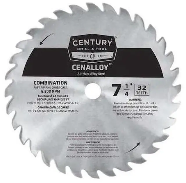 Main image of CENTURY DRILL & TOOL 08203 Cenalloy Combination Saw Blade