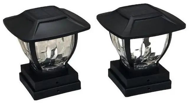 Alt view image 2 of 2 - MAXSA INNOVATIONS 41481 Post Cap and Deck Railing Lights - Solar Wave style -