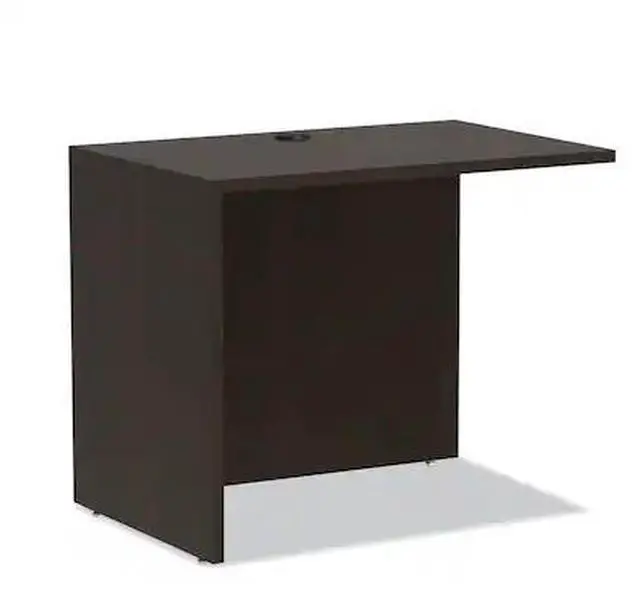 Alt view image 2 of 18 - Alera Valencia Series Reversible Return/Bridge Shell, 35w x 23 5/8d, Espresso