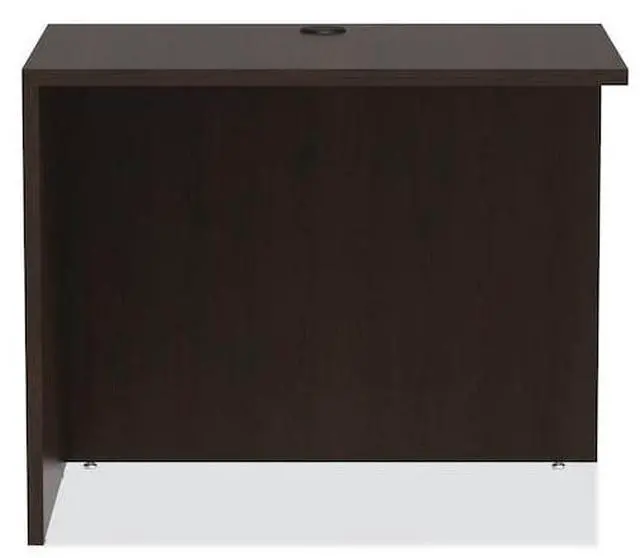 Alt view image 18 of 18 - Alera Valencia Series Reversible Return/Bridge Shell, 35w x 23 5/8d, Espresso