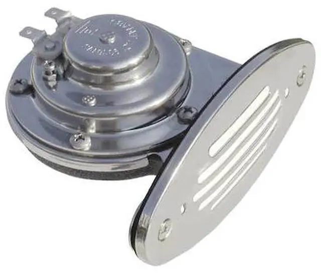Alt view image 7 of 7 - Ongaro Mini Single Drop-In Horn W/ Ss Grill Low Pitch