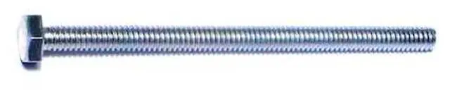 Main image of MIDWEST FASTENER 53448 1/4"-20 Hex Head Tap Bolt, Zinc Plated Steel, 4 in L, 50