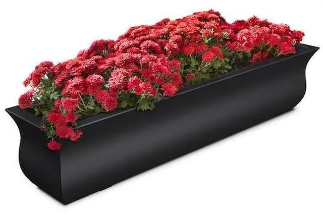 Alt view image 3 of 4 - MAYNE 5872-B Valencia 4' Window box - Black