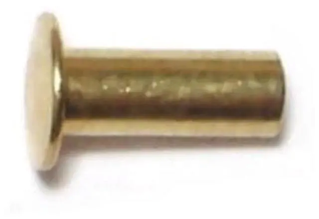 Main image of MIDWEST FASTENER 61865 Tubular Rivet, Truss Head, 1/8 in Dia., 5/16 in L, Steel