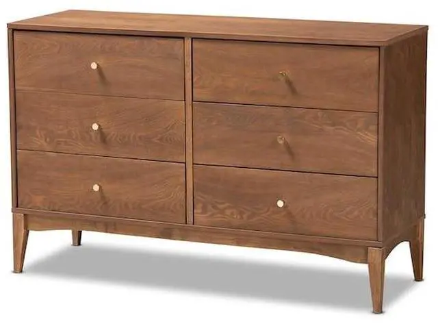 Alt view image 3 of 7 - BAXTON STUDIO 193-11303-ZORO Landis Mid-Century Ash Walnut Finished Wood