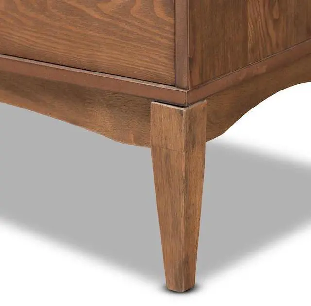 Alt view image 7 of 7 - BAXTON STUDIO 193-11303-ZORO Landis Mid-Century Ash Walnut Finished Wood
