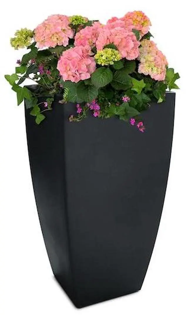 Alt view image 3 of 4 - MAYNE 8887-B Kobi 32" Tall Planter - Black