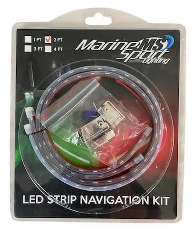 Main image of MARINE SPORT LIGHTING MSL2FTSL Marine Bow 24in LED Strip Starboard and Port