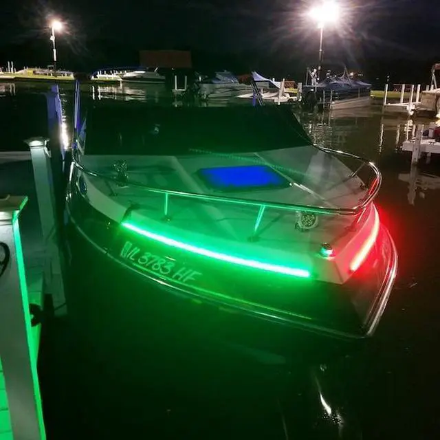 Alt view image 4 of 5 - MARINE SPORT LIGHTING MSL2FTSL Marine Bow 24in LED Strip Starboard and Port