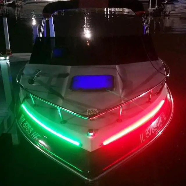 Alt view image 3 of 5 - MARINE SPORT LIGHTING MSL2FTSL Marine Bow 24in LED Strip Starboard and Port