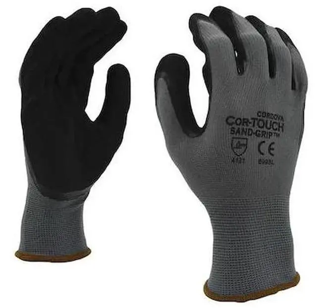 Main image of CORDOVA 6993S Polyester/Nitrile, Gray, S 12 PK