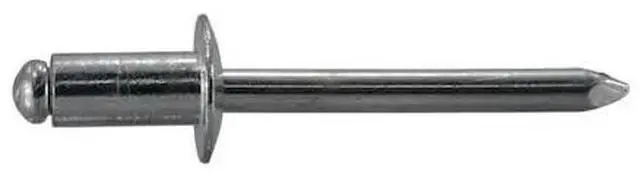 Main image of MIDWEST FASTENER 53942 Blind Rivet, Dome Head, 1/4 in Dia., 1/16 in L, Aluminum