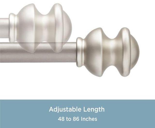 Alt view image 4 of 7 - KENNEY MFG KN71717V1 Kenney Kendall 5/8" Standard Decorative Window Curtain