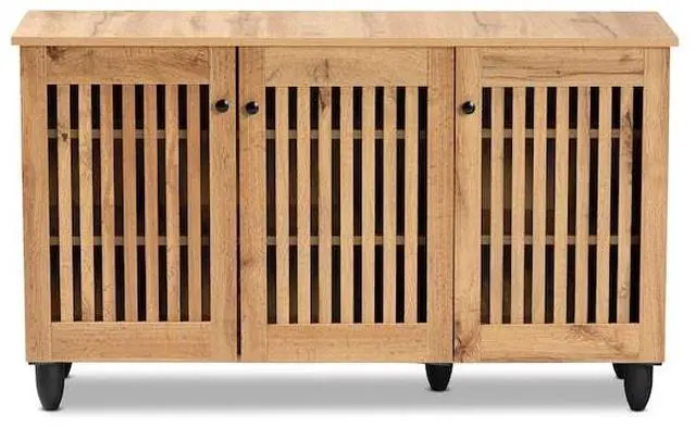 Alt view image 4 of 7 - BAXTON STUDIO 189-11990-ZORO Fernanda Modern and Contemporary Oak Brown