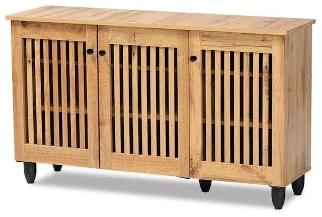 Alt view image 2 of 7 - BAXTON STUDIO 189-11990-ZORO Fernanda Modern and Contemporary Oak Brown