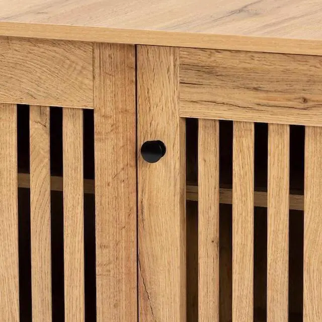Alt view image 6 of 7 - BAXTON STUDIO 189-11990-ZORO Fernanda Modern and Contemporary Oak Brown