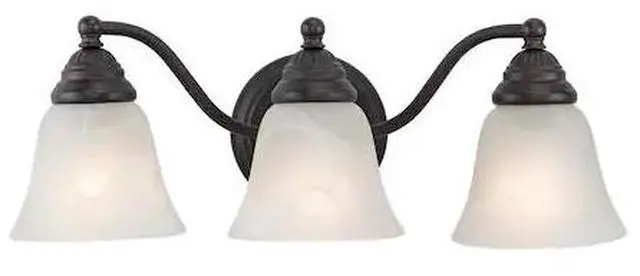 Alt view image 4 of 10 - Vaxcel Standford 3L Vanity Light OBB - VL35123OBB