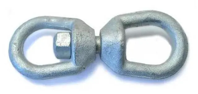 Main image of MIDWEST FASTENER 54631 3/8" Galvanized Steel Eye & Eye Swivels