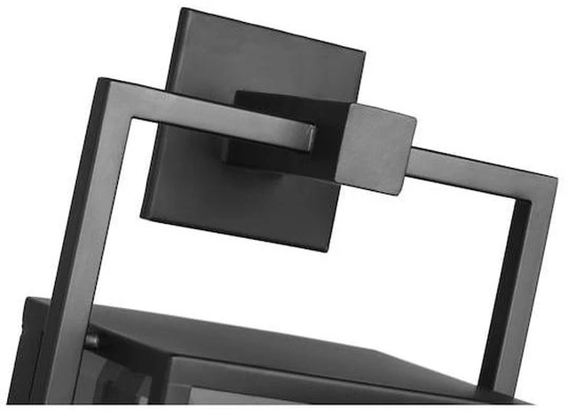 Alt view image 5 of 7 - NUVO 60/7545 Exhibit 1-Lgt Large Wall Lantern - Matte Black / Clear Beveled
