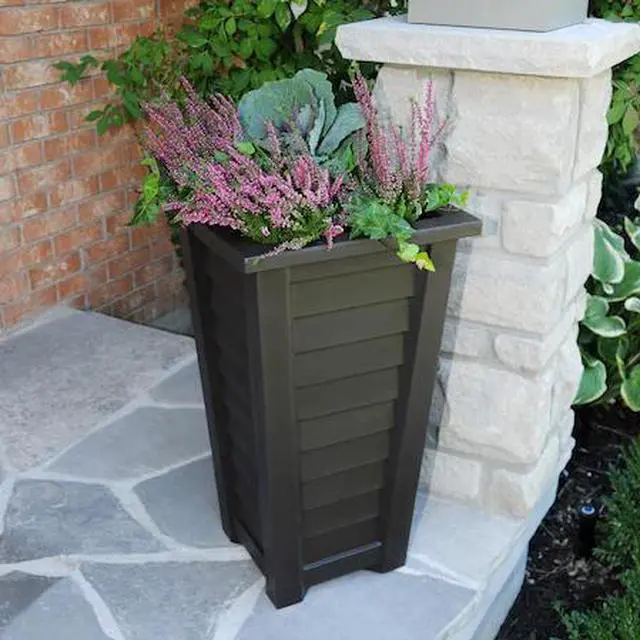 Main image of MAYNE 5868-ES Lakeland Tall Planter - Espresso