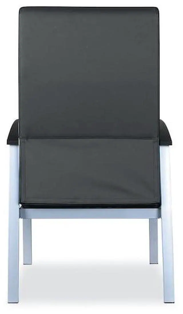 Alt view image 20 of 20 - Alera metaLounge Series High-Back Guest Chair 21.85" x 23.62" x 17.71" Black ML2419