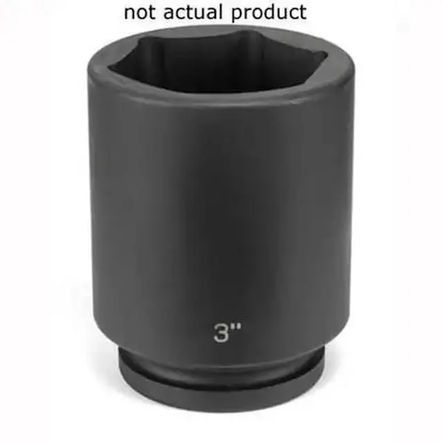 Main image of GREY PNEUMATIC 4080D 1" Drive, 2-1/2" Size, SAE Socket, 6 Points,