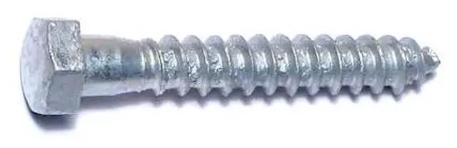 Main image of MIDWEST FASTENER 05580 Lag Screw, 3/8 in, 2-1/2 in, Steel, Hot Dipped