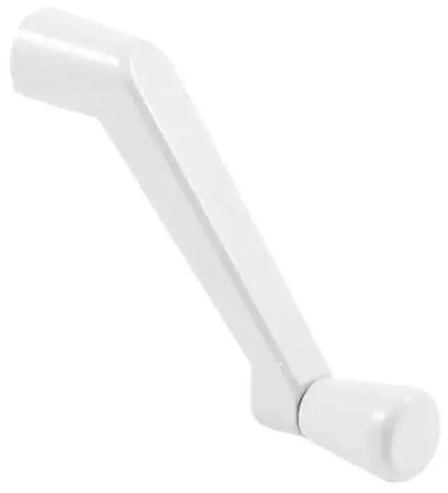 Main image of PRIME-LINE H 4320 Casement Operator Crank Handle with 11 in. Bore, White, PK2