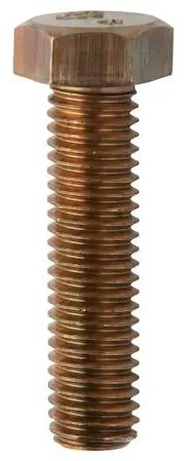 Main image of DOTTIE MBBZ1412 Not Graded, 1/4"-20 Hex Head Tap Bolt, Plain Silicon Bronze,